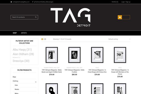 Gon theme site design template sample
