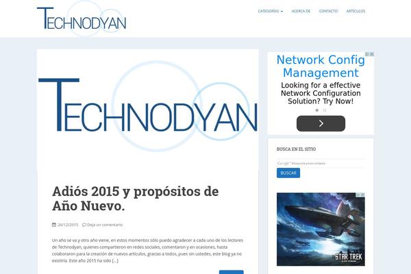 technodyan.com site used Mesa-wpex