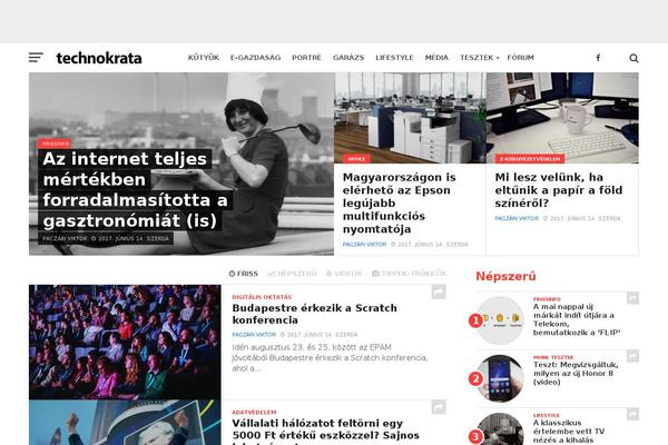 technokrata.hu site used Techno