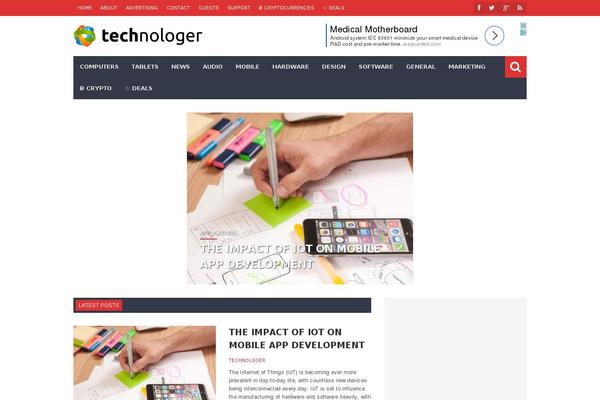 Site using Fancy-text-widget plugin