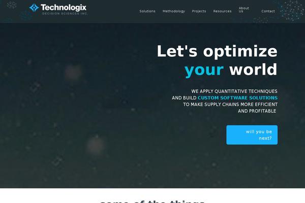 Parallax Pro theme site design template sample