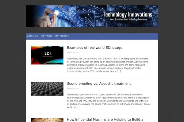 Tungsten theme site design template sample