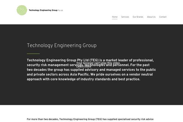 Kalium theme site design template sample