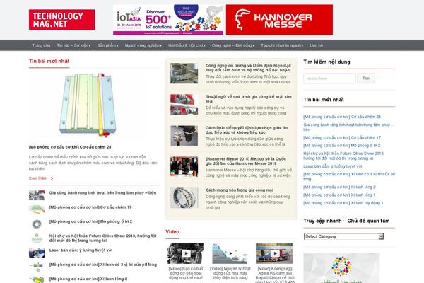 Gadgetine theme site design template sample