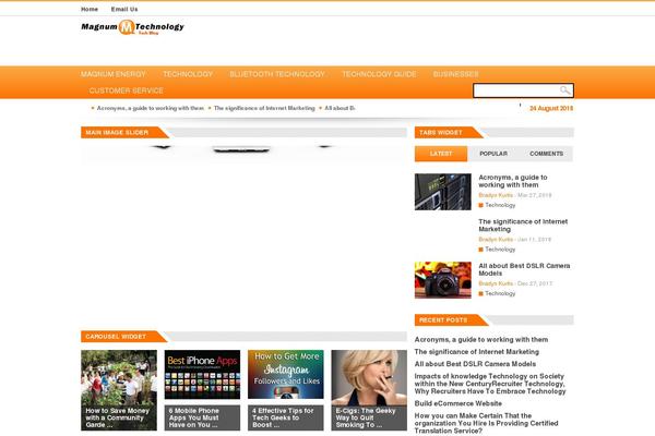 Observer theme site design template sample