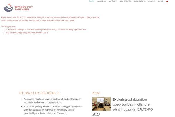 Site using Autoptimize plugin