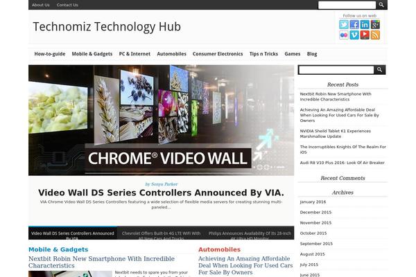 HitMag theme site design template sample