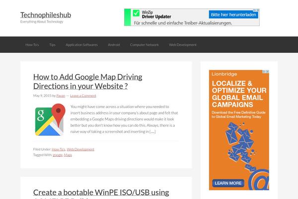 Typology theme site design template sample
