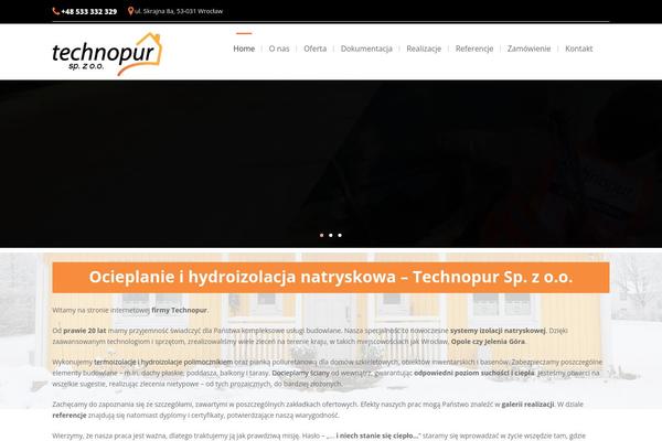 Perfecti theme site design template sample