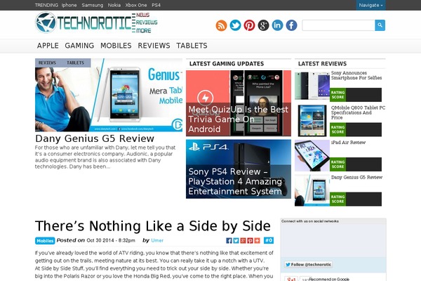 Envo Magazine Dark theme site design template sample