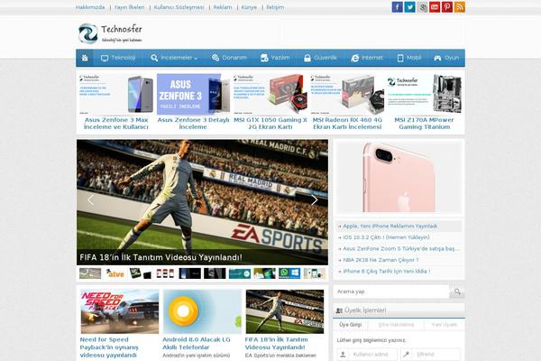 Haber theme site design template sample
