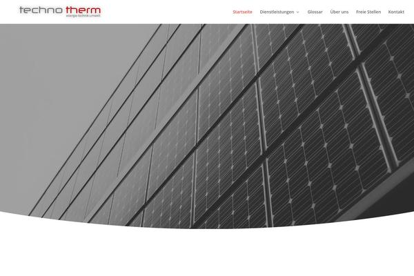 Site using Divi-mobile plugin
