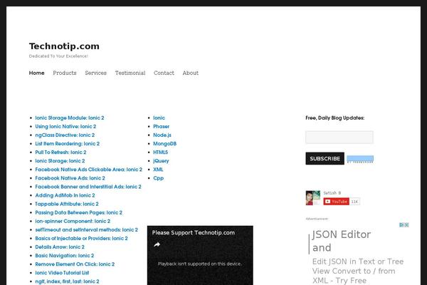Site using WP-Syntax plugin