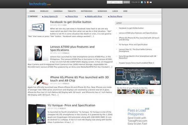 Smart Magazine theme site design template sample