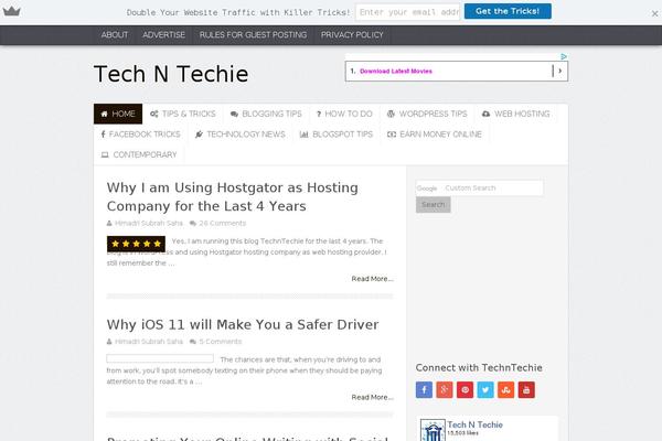 techntechie.com site used Mts_truepixel