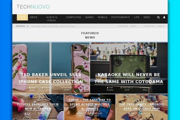Breek theme site design template sample