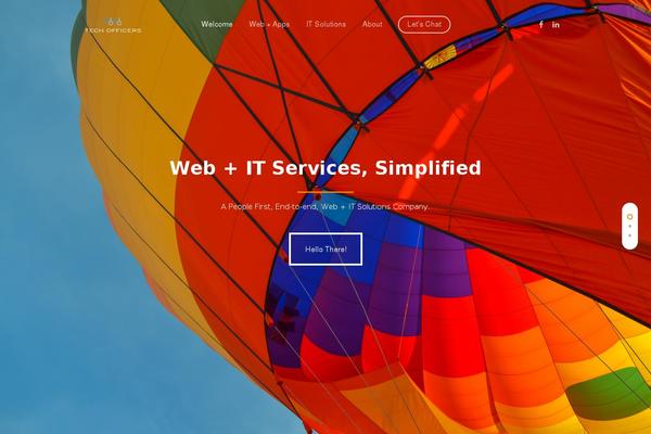 Halsey theme site design template sample