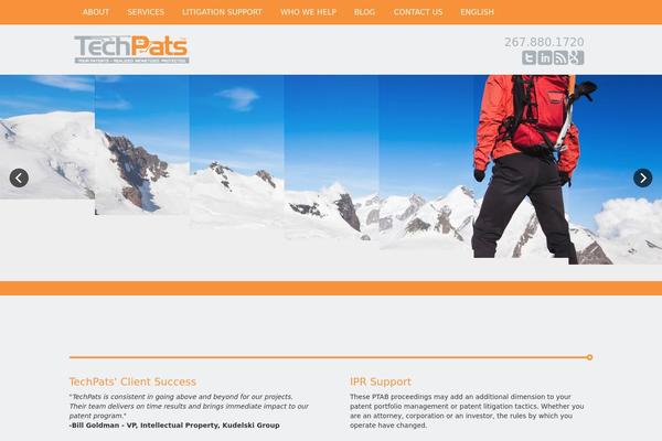Infinity-pro theme site design template sample