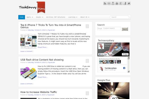 Awaken theme site design template sample
