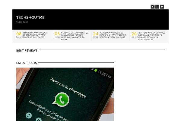 BLACKMAG theme site design template sample