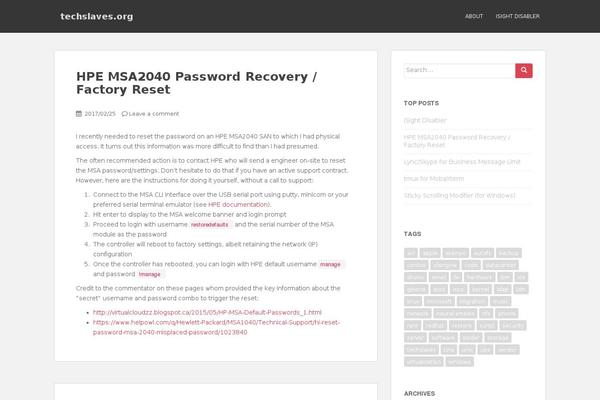 Site using Wp-hide-post plugin