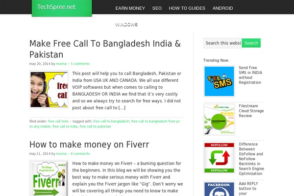 Fonts theme site design template sample