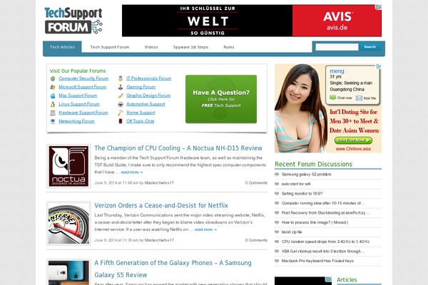 Tsf theme websites examples