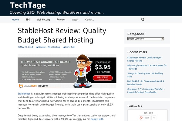Site using Thrive-visual-editor plugin