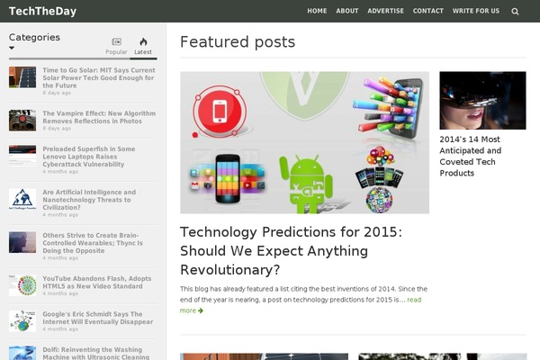 techtheday.com site used Editr
