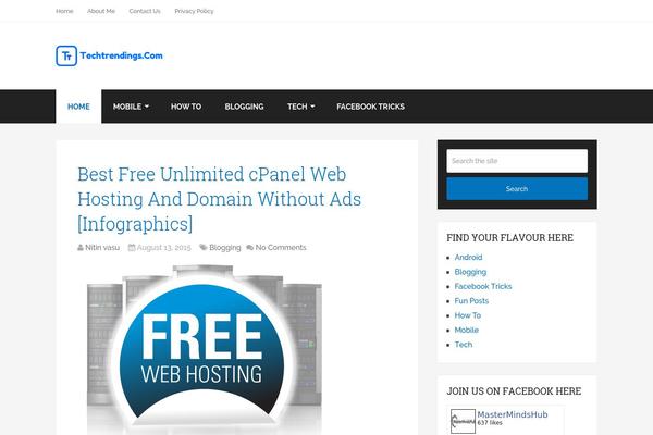 Personalistio Blog theme site design template sample