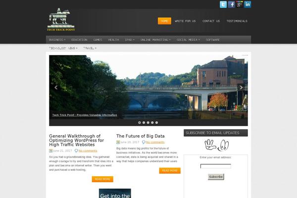 Upstream theme site design template sample