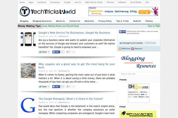 Site using Thirstyaffiliates plugin