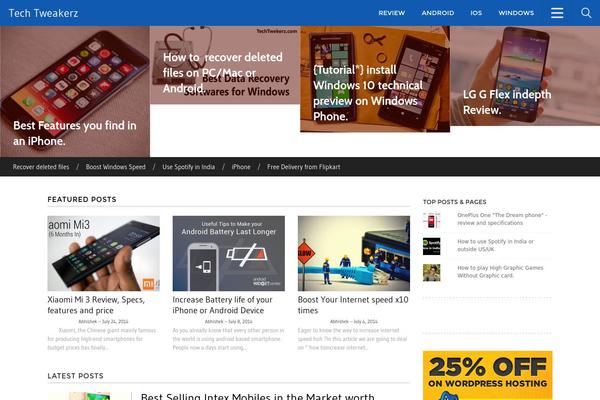 gadgetblog theme websites examples