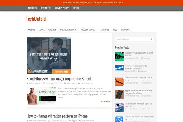 Site using Structured-content plugin