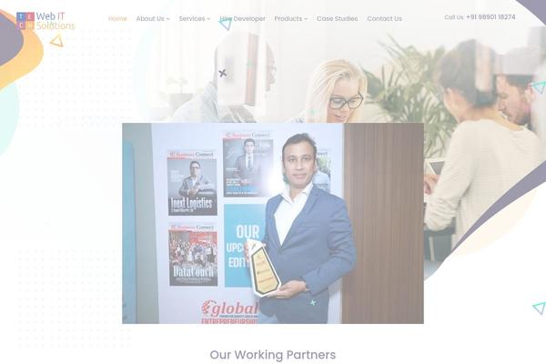 Ewebot theme site design template sample