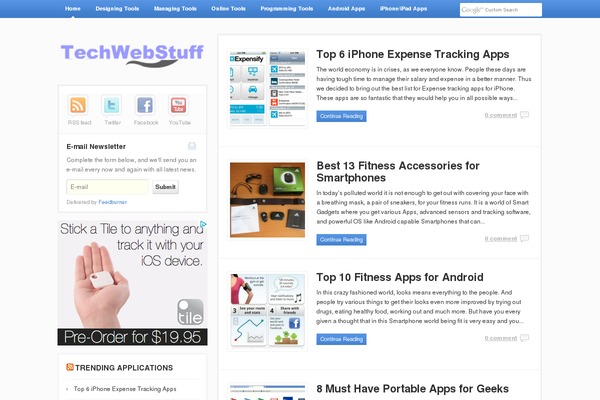 Smartblog theme site design template sample