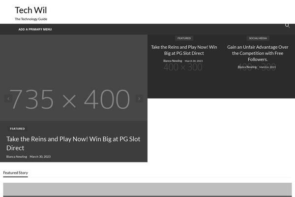 Newspaperss theme site design template sample