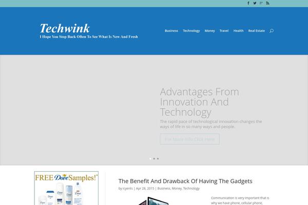 Divi-master theme site design template sample