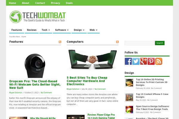 Site using Custom Scrollbar plugin