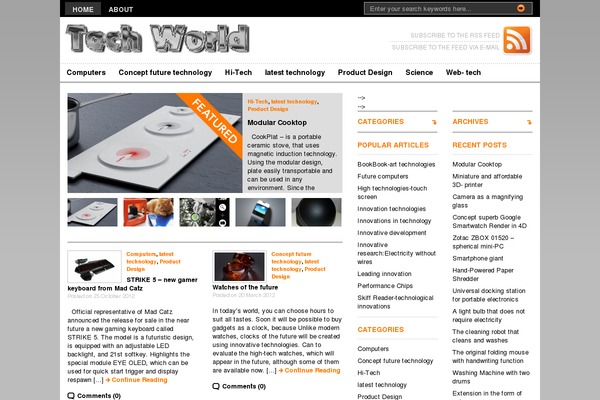 DarkNews theme site design template sample