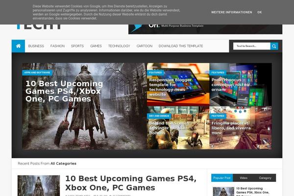 Caps theme site design template sample