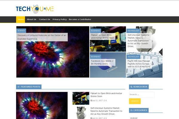 Mission News theme site design template sample