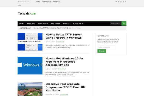 Extrachild theme site design template sample