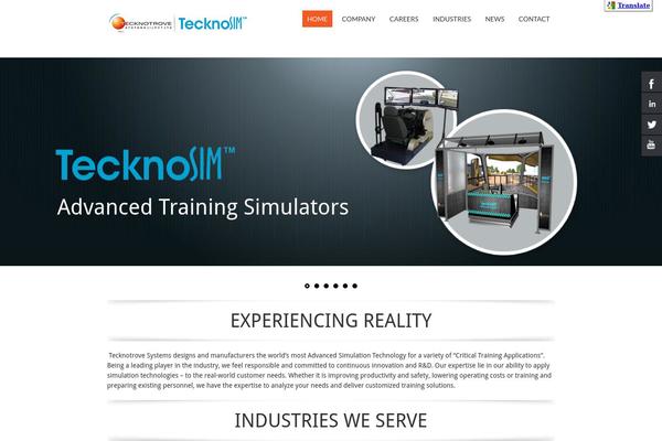 Site using WP Contact Slider plugin