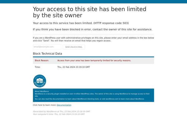 Site using iThemes Security (formerly Better WP Security) plugin