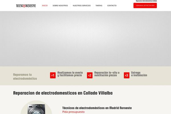 tecnoroeste.com site used Reparacion-de-electrodomesticos-en-madrid