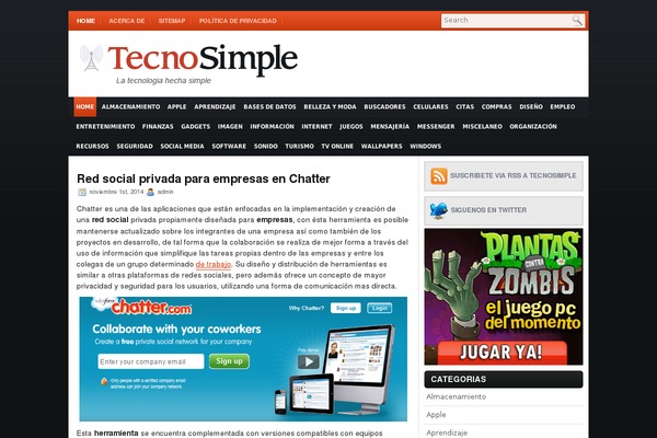 tecnosimple.com site used ImageGridly