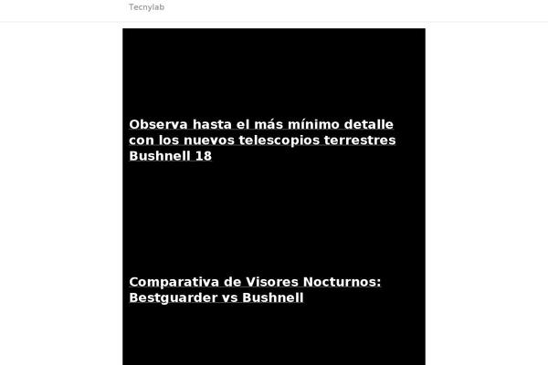 tecnylab.es site used Orbital-go
