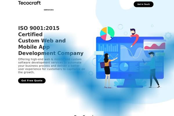 Site using WP Contact Slider plugin