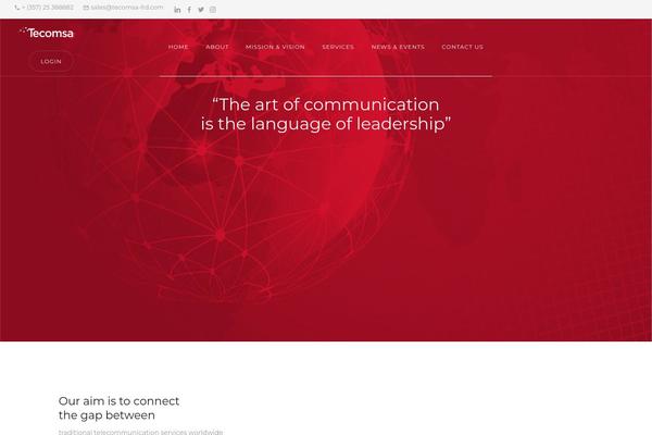 Silicon theme site design template sample